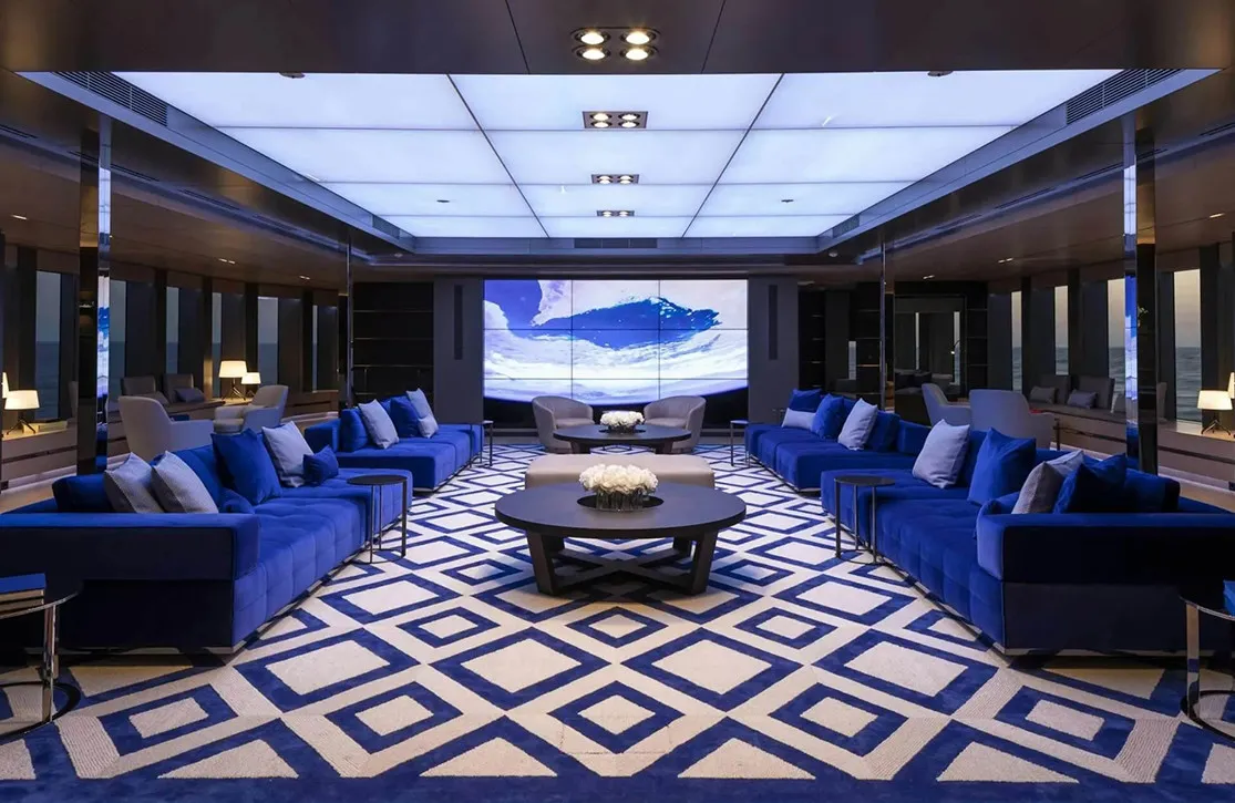 Charter Yacht 2025. 85M BOLD Upper Salon.