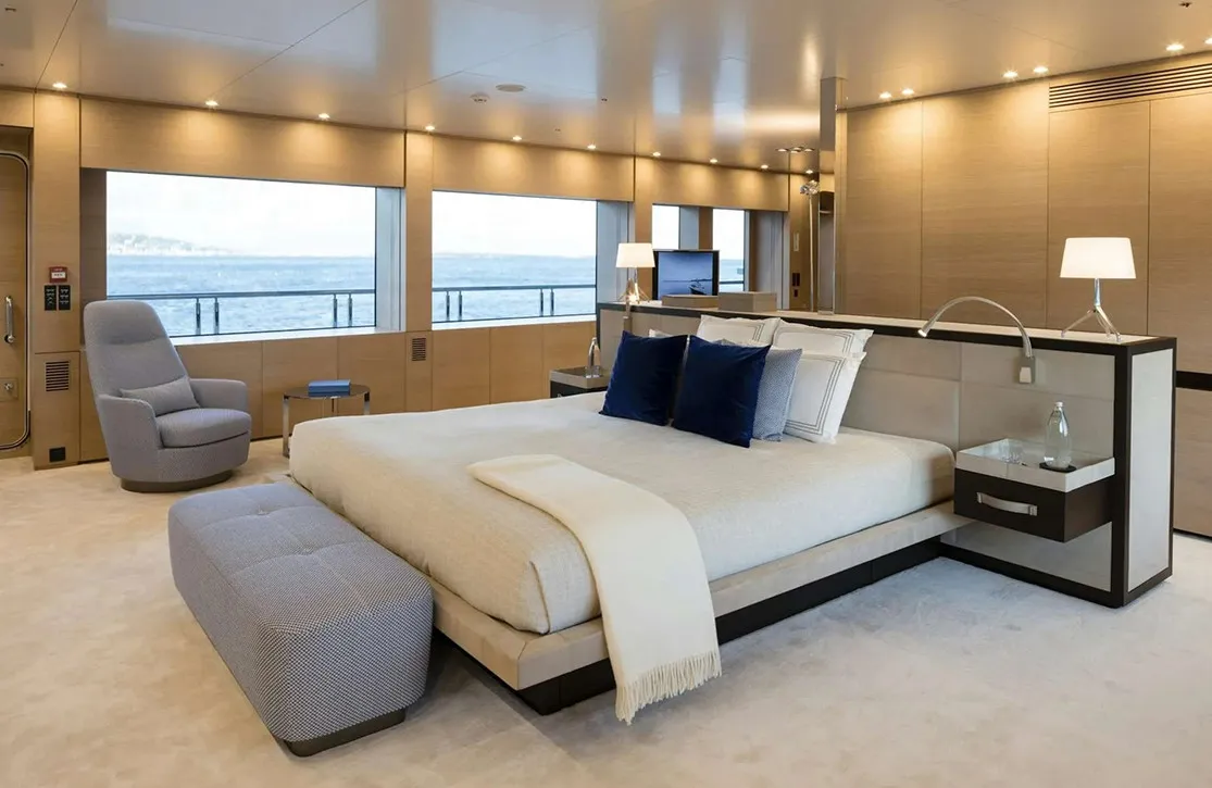 Best Charter Yacht Cyclades 2025, 85M BOLD master stateroom