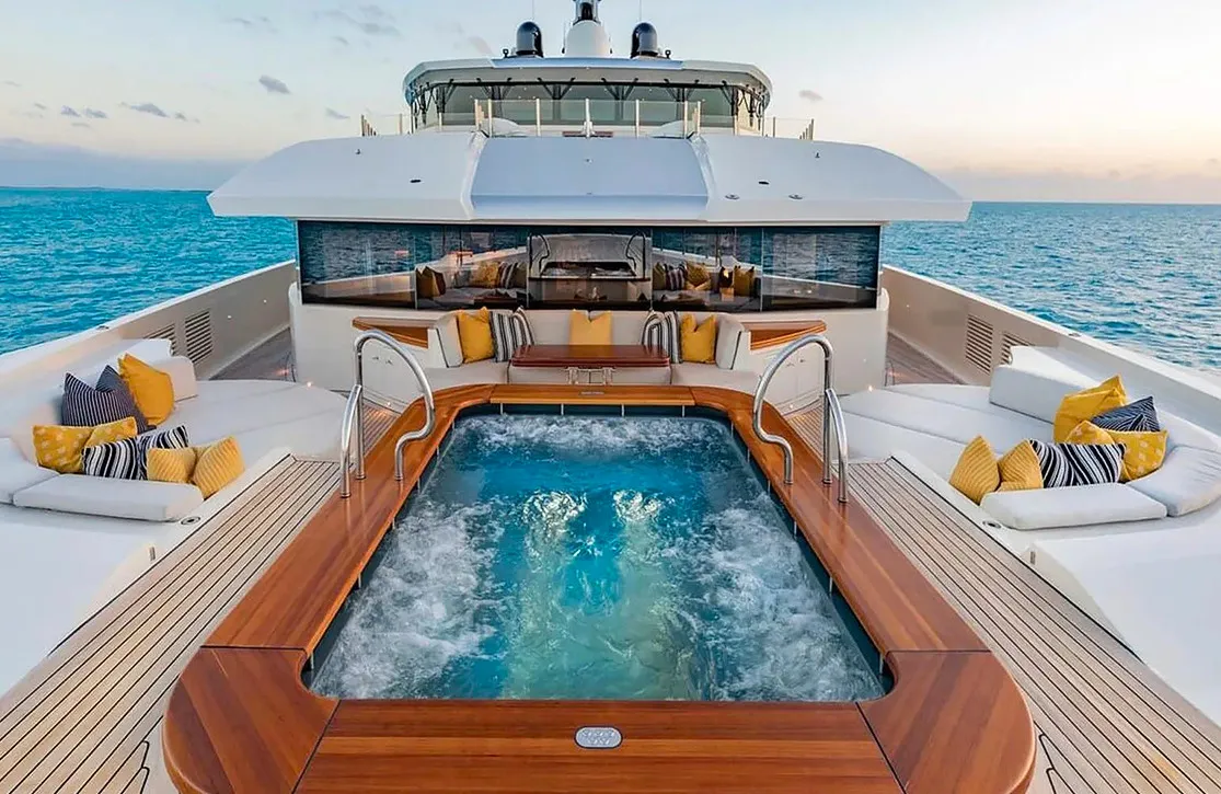 Charter Yacht 2025: 85M CC MAN OF STEEL jacuzzi