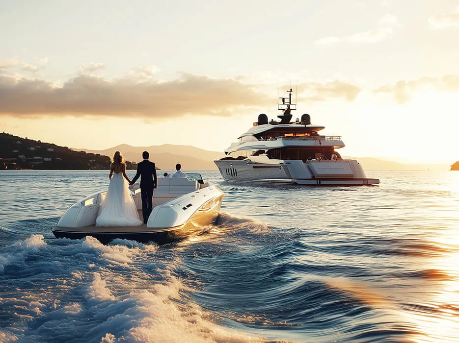 yacht charter luxury honeymoon