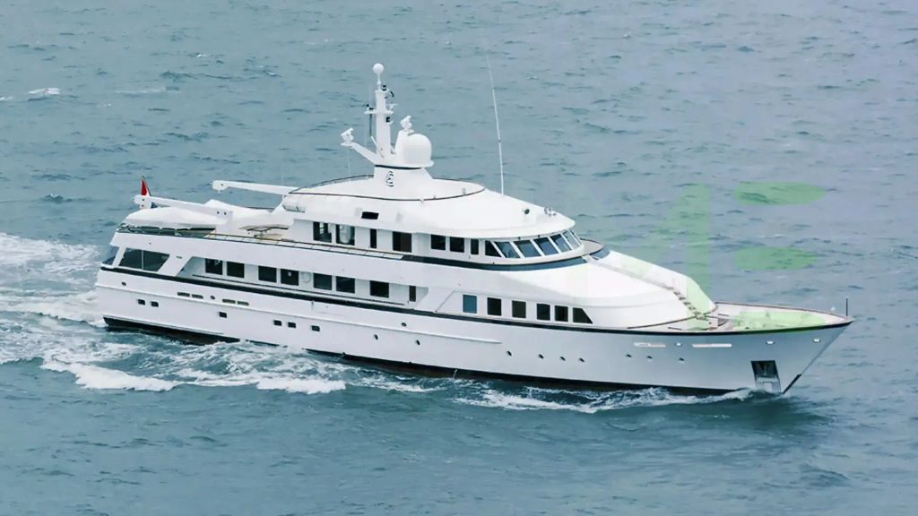 White Polyaigos yacht - 148' (45m) Feadship offered by LIME Yachts and Brokerage of Ft Lauderdale, Florida.