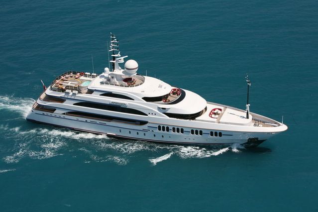 Amer Yacht one of twelve luxury yachts
