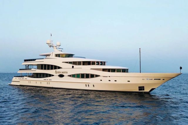 Queen Mavia Yacht one of twelve luxury yachts for sale