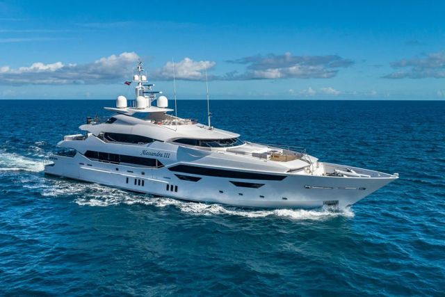 Alessandra III Yacht one of twelve luxury yachts for charter