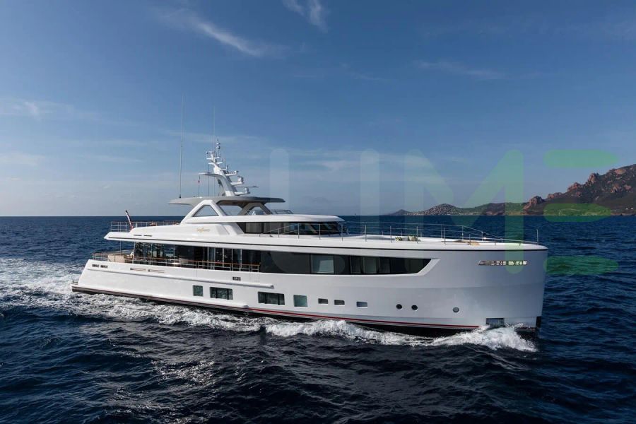 White Seaflower yacht for sale and price, showing the details and features of the interior and exterior available for purchase from LIME Yachts and Brokerage located in Fort Lauderdale Florida.