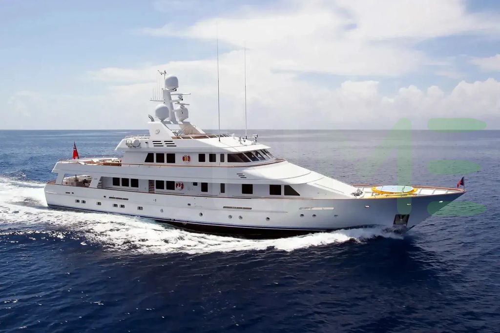 White Halcyon yacht - 134' (41m) Feadship offered by LIME Yachts and Brokerage of Ft Lauderdale, Florida.