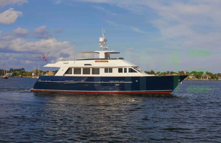 White Checkers yacht - 85' (25m) Burger offered by LIME Yachts and Brokerage of Ft Lauderdale, Florida.