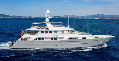 White De-De yacht - 2025 guide with the owner of the world's 1925th largest yacht, the 5th largest yacht built by superyacht builder CMN, based in France.