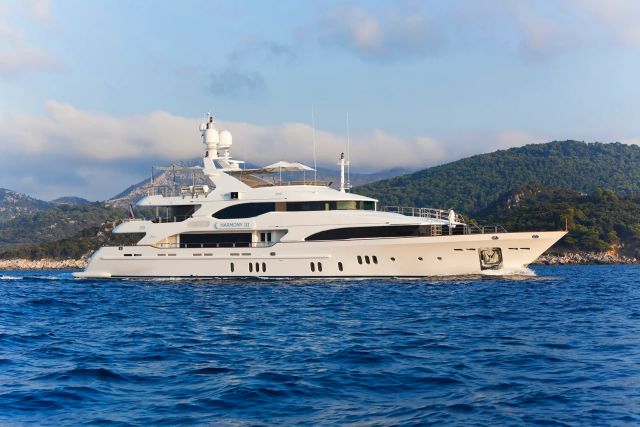 Harmony III Yacht one of twelve luxury yachts for charter