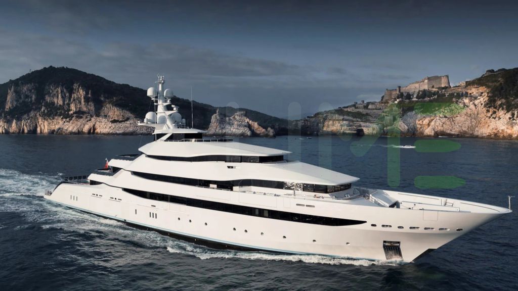 White Amore Vero yacht - 280' (85m) Oceanco offered by LIME Yachts and Brokerage of Ft Lauderdale, Florida.