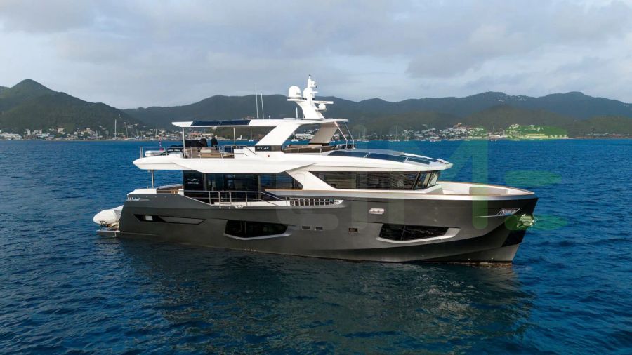 White Exit Strategy yacht - 85' (25m) Numarine offered by LIME Yachts and Brokerage of Ft Lauderdale, Florida.