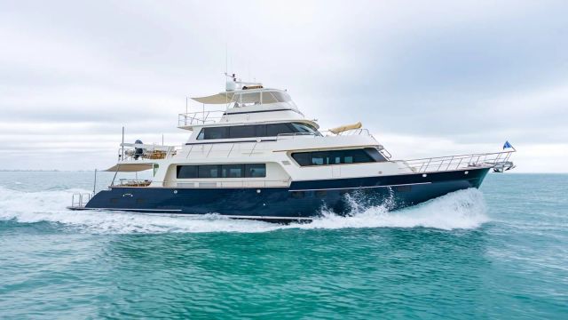 Indigo Yacht one of twelve luxury yachts off market