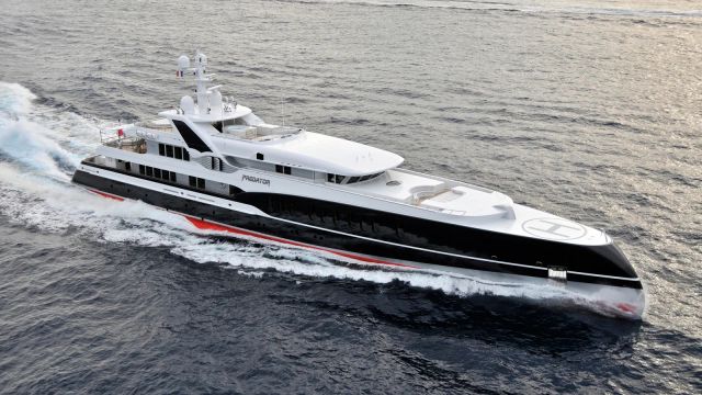 Predator Yacht one of twelve luxury yachts off market