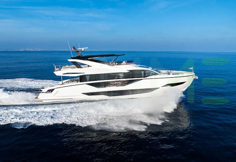 White Glasax yacht for sale and price, showing the details and features of the interior and exterior available for purchase from LIME Yachts and Brokerage located in Fort Lauderdale Florida.