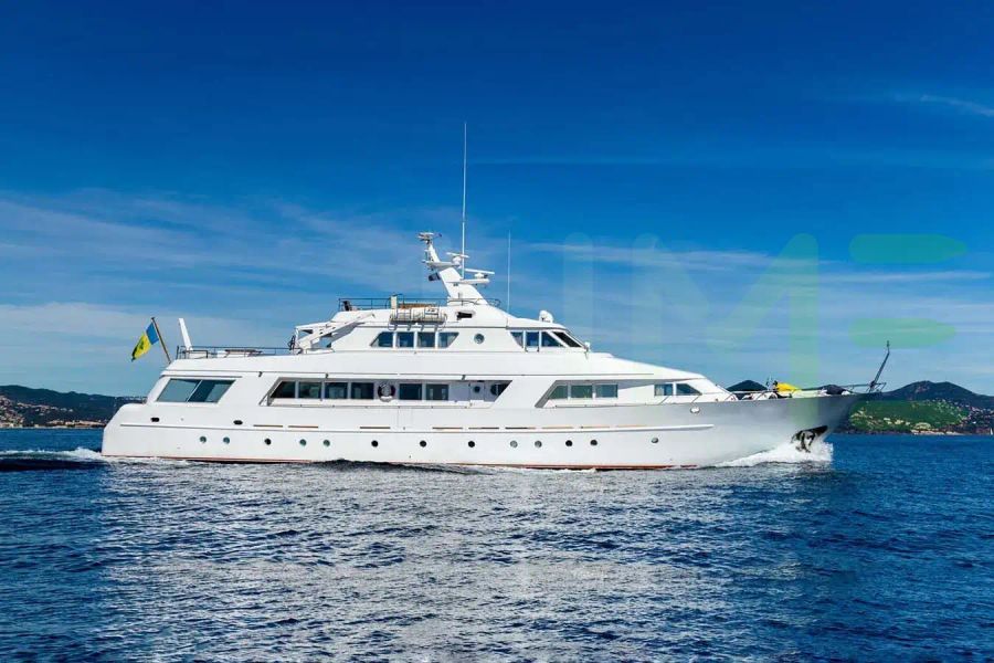 White Star of the Sea yacht for sale and price, showing the details and features of the interior and exterior available for purchase from LIME Yachts and Brokerage located in Fort Lauderdale Florida.