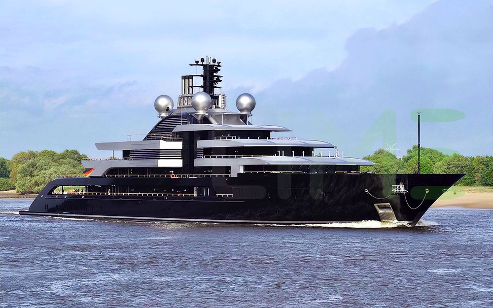 White Crescent yacht - 2025 guide with the owner of the world's 38th largest yacht, the 24th largest yacht built by superyacht builder Lürssen, based in Germany.