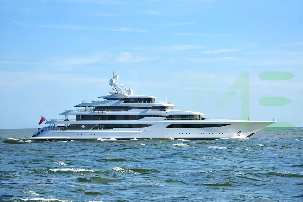 White Royal Romance yacht - 302' (92m) Feadship offered by LIME Yachts and Brokerage of Ft Lauderdale, Florida.