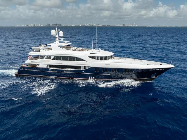 Miss Christine Yacht one of twelve luxury yachts for charter