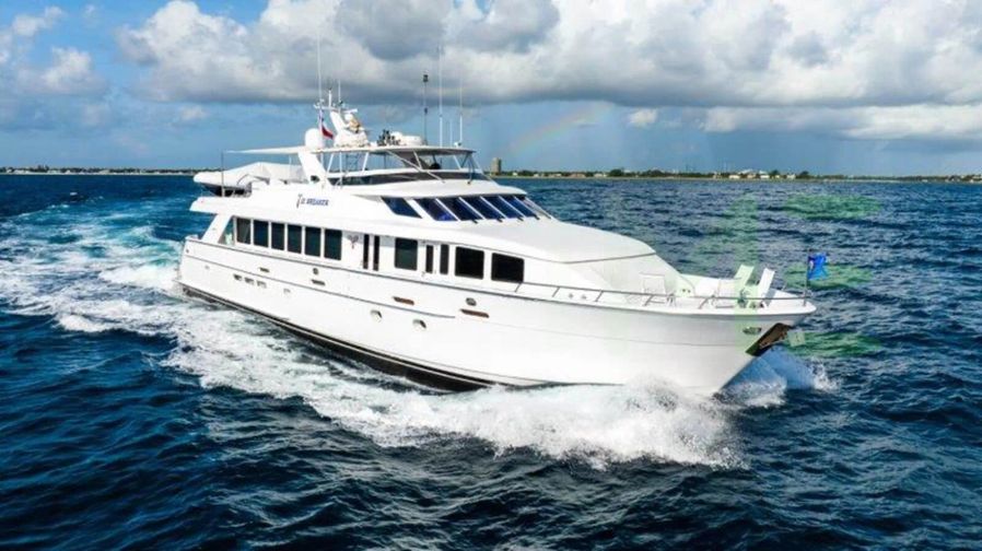 White Tie Breaker yacht - 100' (30m) Hatteras offered by LIME Yachts and Brokerage of Ft Lauderdale, Florida.