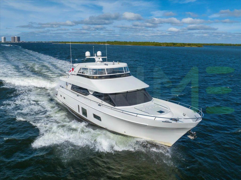 White Touch N Go yacht - 85' (26m) Ocean Alexander offered by LIME Yachts and Brokerage of Ft Lauderdale, Florida.