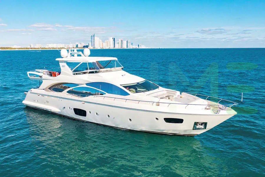 White BT 2 yacht for sale and price, showing the details and features of the interior and exterior available for purchase from LIME Yachts and Brokerage located in Fort Lauderdale Florida.