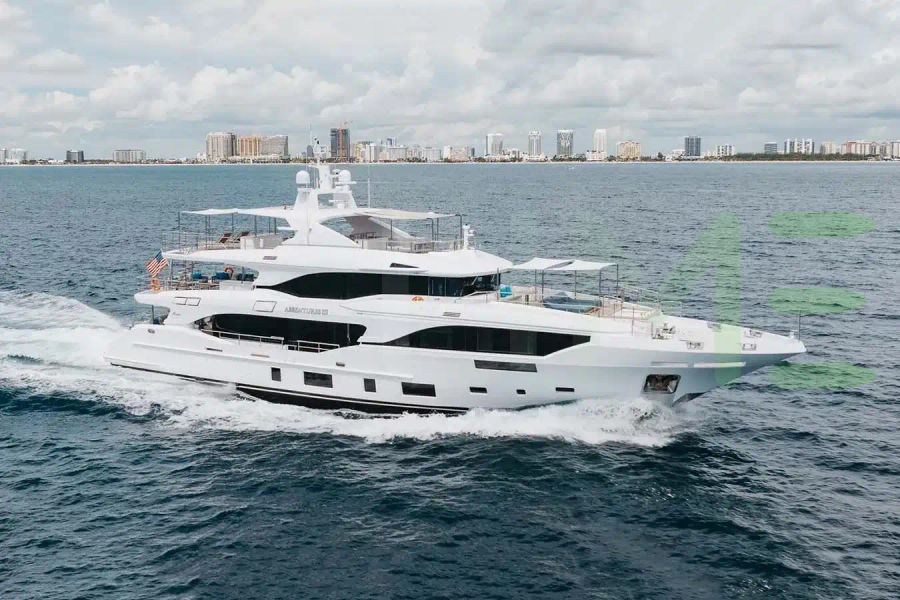 White Abbentures III yacht - 116' (35m) Benetti offered by LIME Yachts and Brokerage of Ft Lauderdale, Florida.