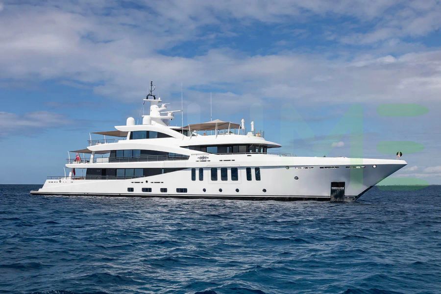 White Moonstone yacht for sale and price, showing the details and features of the interior and exterior available for purchase from LIME Yachts and Brokerage located in Fort Lauderdale Florida.
