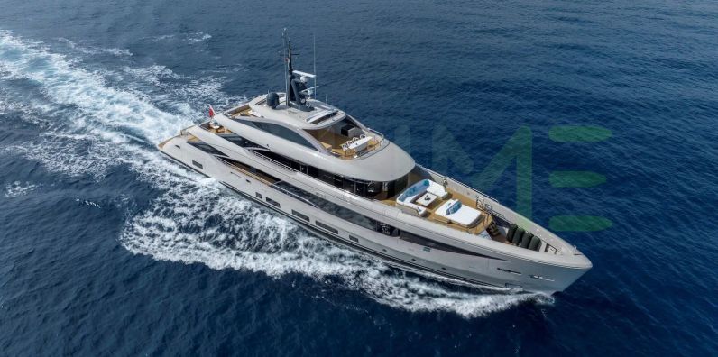 White Iryna II yacht for sale and price, showing the details and features of the interior and exterior available for purchase from LIME Yachts and Brokerage located in Fort Lauderdale Florida.
