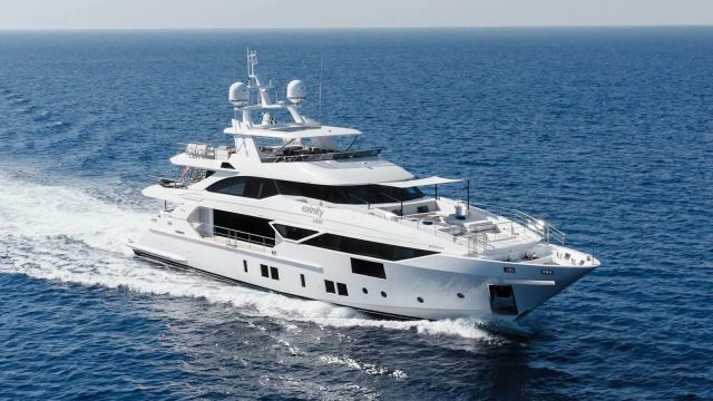 Exinity Yacht one of twelve luxury yachts for sale