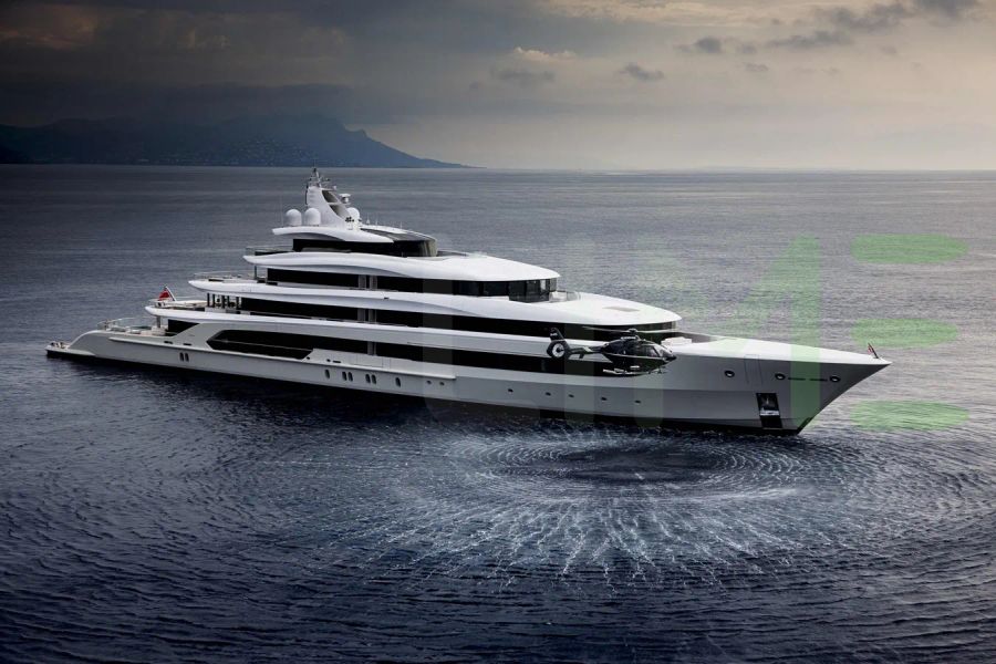 White H3 yacht - 345' (105m) Oceanco offered by LIME Yachts and Brokerage of Ft Lauderdale, Florida.