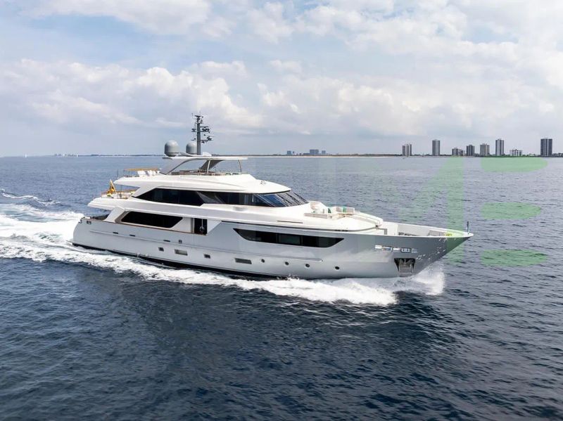 White North Star yacht - 125' (38m) Sanlorenzo offered by LIME Yachts and Brokerage of Ft Lauderdale, Florida.