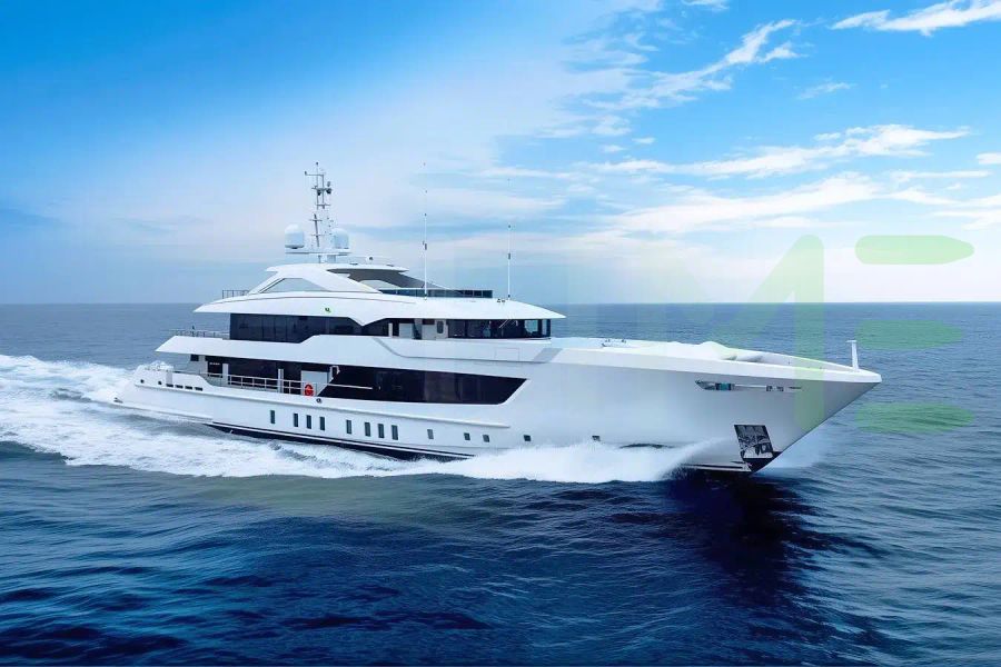 White Iris Blue yacht - 2025 guide with the owner of the world's 799th largest yacht, the 10th largest yacht built by superyacht builder Heesen, based in Netherlands.