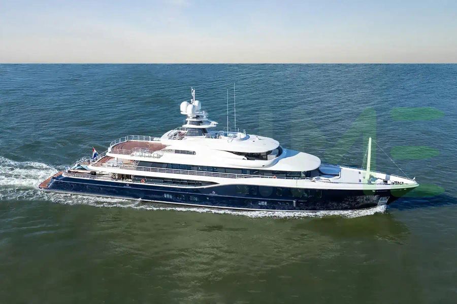 White Nome yacht - 2025 guide with the owner of the world's 290th largest yacht, the 10th largest yacht built by superyacht builder Amels, based in Netherlands.