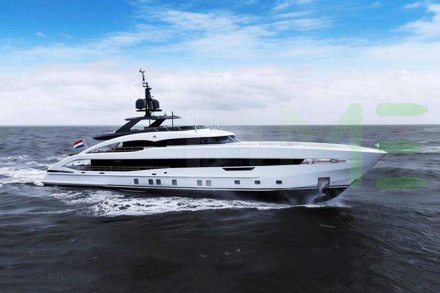 White ALP yacht - 2025 guide with the owner of the world's 1131st largest yacht, the 29th largest yacht built by superyacht builder Heesen, based in Netherlands.