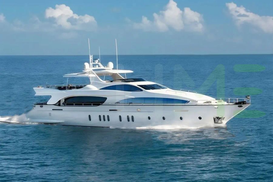 White Serendipity yacht for sale and price, showing the details and features of the interior and exterior available for purchase from LIME Yachts and Brokerage located in Fort Lauderdale Florida.