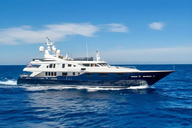 Alexandra 163 ft yacht (50m) Benetti for charter/rental. Cost, plans, interior. One of twelve best luxury yachts.