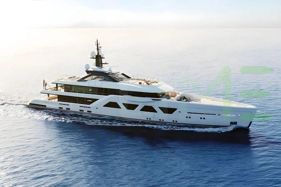 White Solaia yacht - 2025 guide with the owner of the world's 581st largest yacht, the 31st largest yacht built by superyacht builder Amels, based in Netherlands.