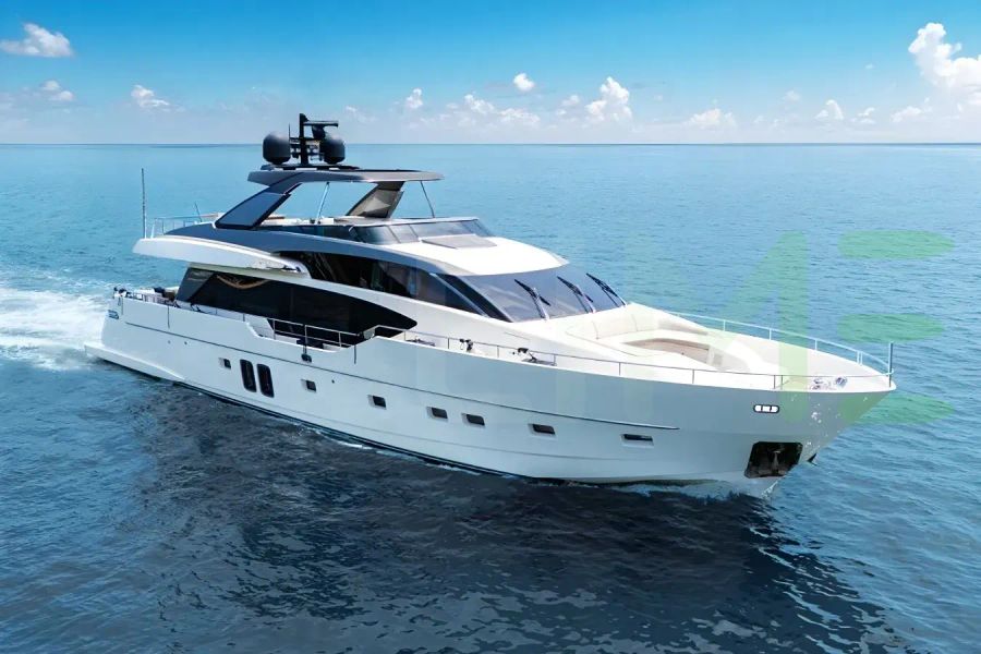 White TNT Leisure yacht for sale and price, showing the details and features of the interior and exterior available for purchase from LIME Yachts and Brokerage located in Fort Lauderdale Florida.