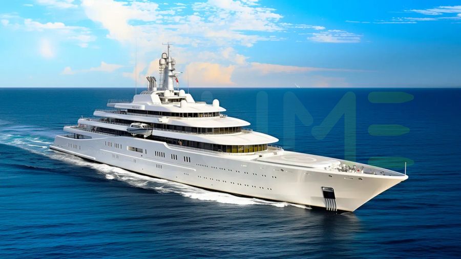 White Eclipse yacht - 2025 guide with the owner of the world's 3rd largest yacht, the 1st largest yacht built by superyacht builder Blohm & Voss, based in Germany.