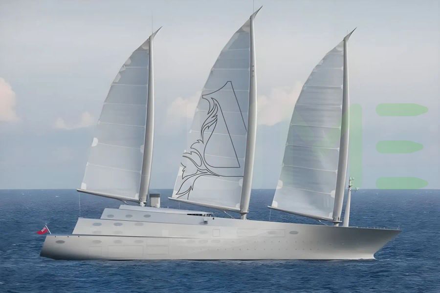 White Sailing yacht - 2025 guide with the owner of the world's 16th largest yacht, the 1st largest yacht built by superyacht builder Nobiskrug, based in Germany.