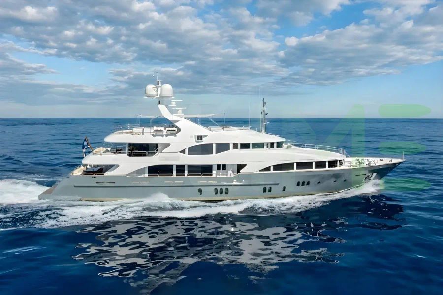 White Justa Delia yacht for charter and price, located in Mediterranean; Greece; Monaco offered for rent by LIME Yachts and Brokerage located in Fort Lauderdale Florida.