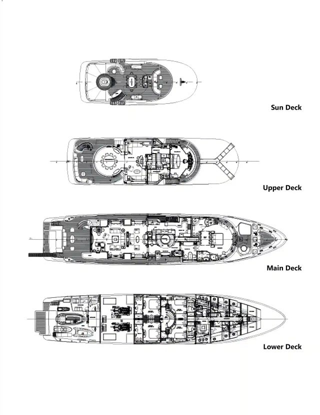Guinevere 143 ft yacht (44m) Benetti yachts off market. The best new and used boats. One of twelve superyachts.