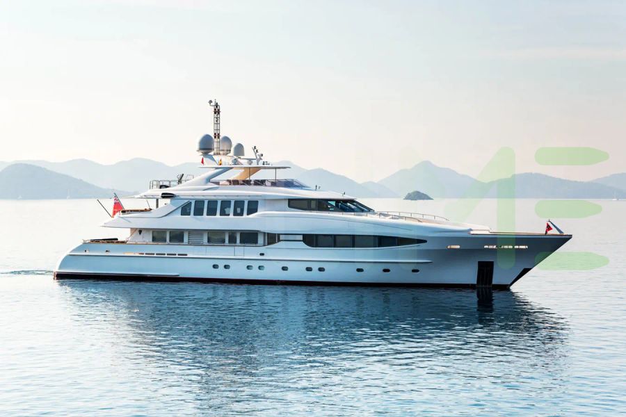 White The Lady K yacht - 143' (43m) Heesen offered by LIME Yachts and Brokerage of Ft Lauderdale, Florida.