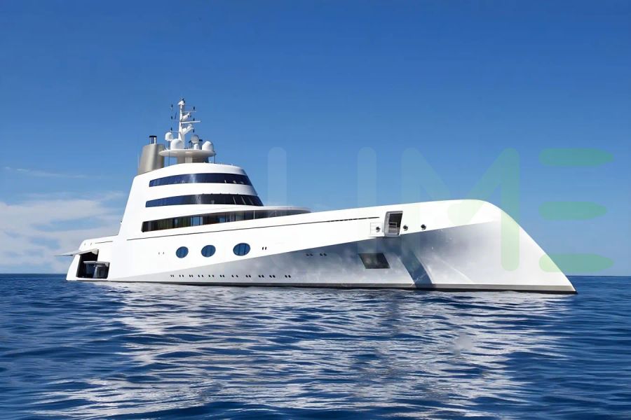 White A yacht for sale and price, showing the details and features of the interior and exterior available for purchase from LIME Yachts and Brokerage located in Fort Lauderdale Florida.