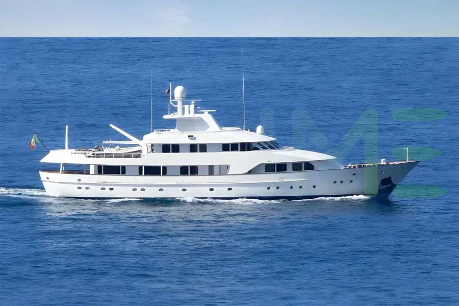White Sheergold yacht for charter and price, located in Mediterranean; Croatia; France; Italy; Malta; Monaco; Montenegro; Bermuda; Caribbean; Antigua; Bahamas; Cuba; Saint Martin; St Barts offered for rent by LIME Yachts and Brokerage located in Fort Lauderdale Florida.