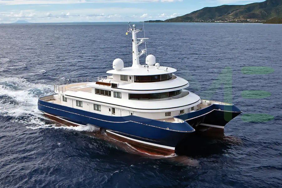 White Nurja yacht - 134' (41m) Abeking - A&R offered by LIME Yachts and Brokerage of Ft Lauderdale, Florida.