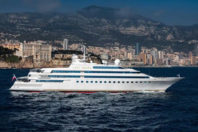 Lady Moura Yacht one of twelve luxury yachts off market