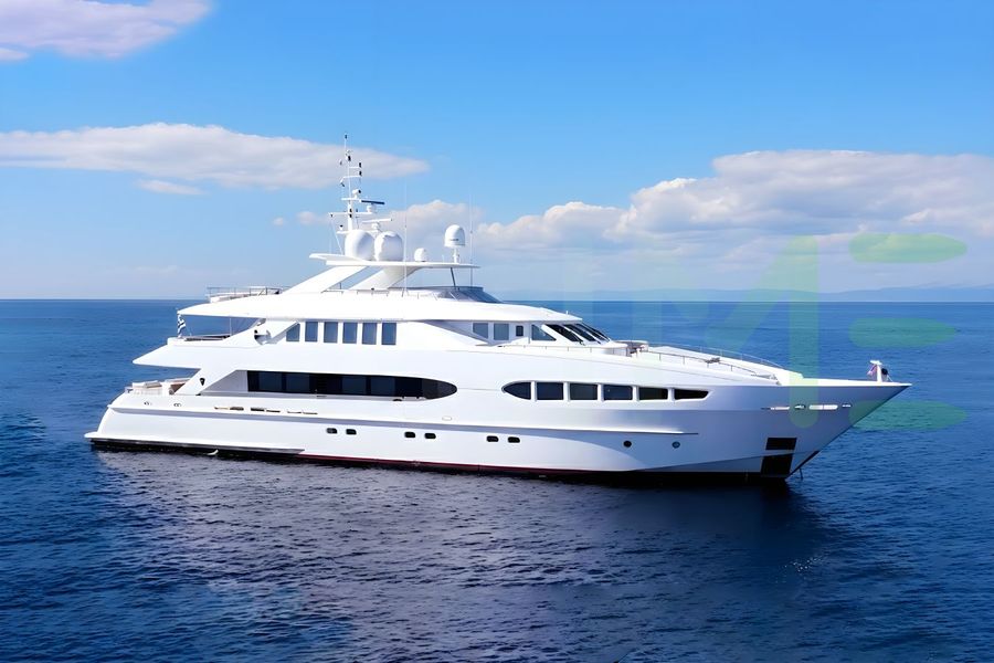 White Benik yacht for sale and price, showing the details and features of the interior and exterior available for purchase from LIME Yachts and Brokerage located in Fort Lauderdale Florida.