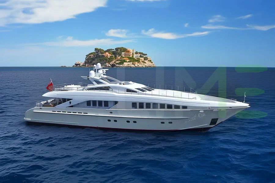 White Clia yacht - 119' (36m) Heesen offered by LIME Yachts and Brokerage of Ft Lauderdale, Florida.