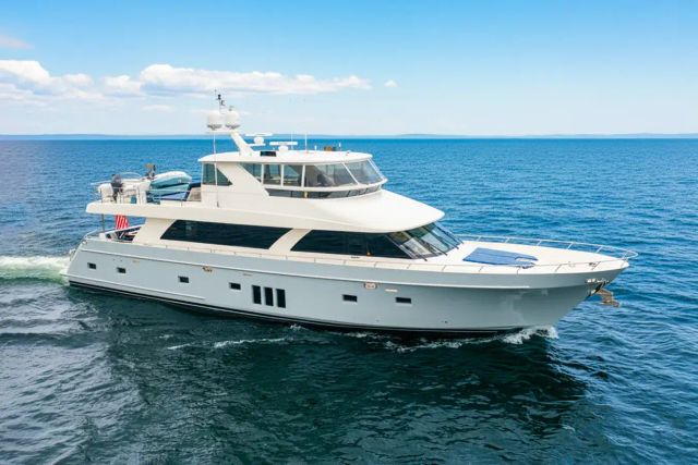 Spill Point Yacht one of twelve luxury yachts off market